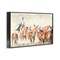 Stupell Industries Cowboy Cattle Roundup Framed Giclee Wall Art Design by Nina Blue